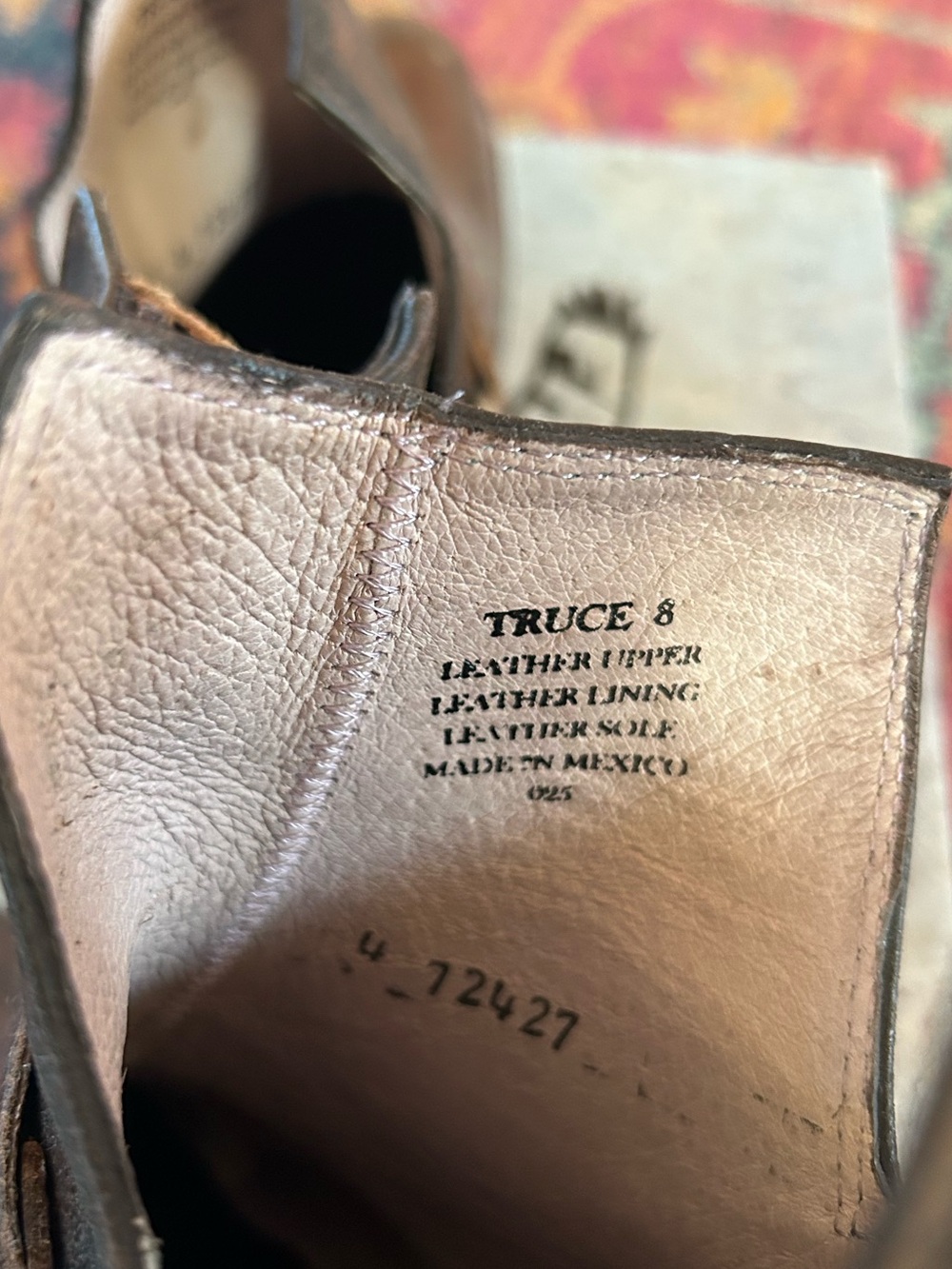 Freebird by Steven | Women's Brown Leather Truce Back Zip Harness Ankle Boots 8 - Picture 14 of 16